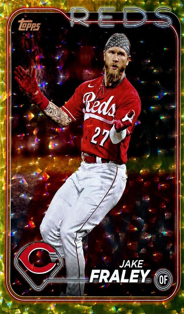 Jake Fraley trading card