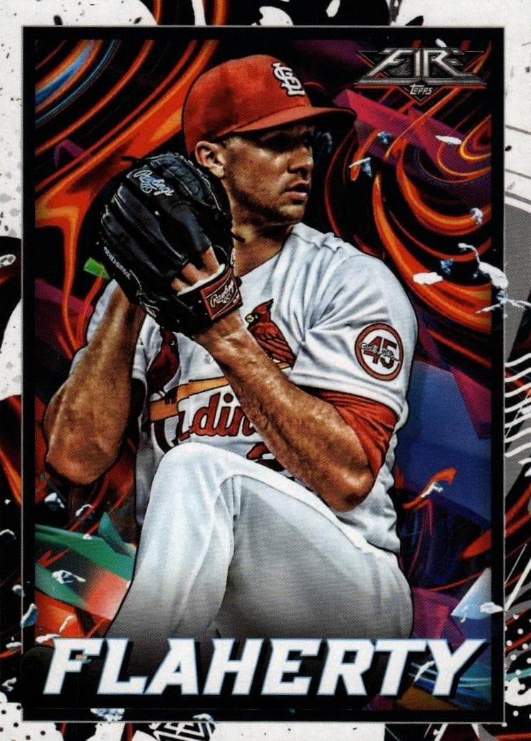 Jack Flaherty 2022 topps Topps Fire