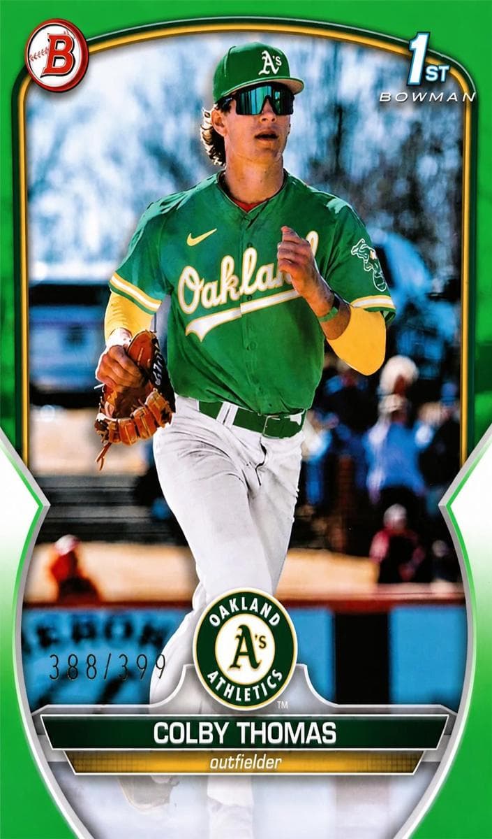 Colby Thomas 2023 bowman Bowman