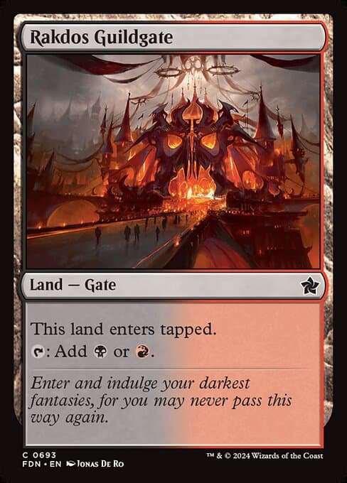 Rakdos Guildgate 2019 Magic: The Gathering Commander 2019