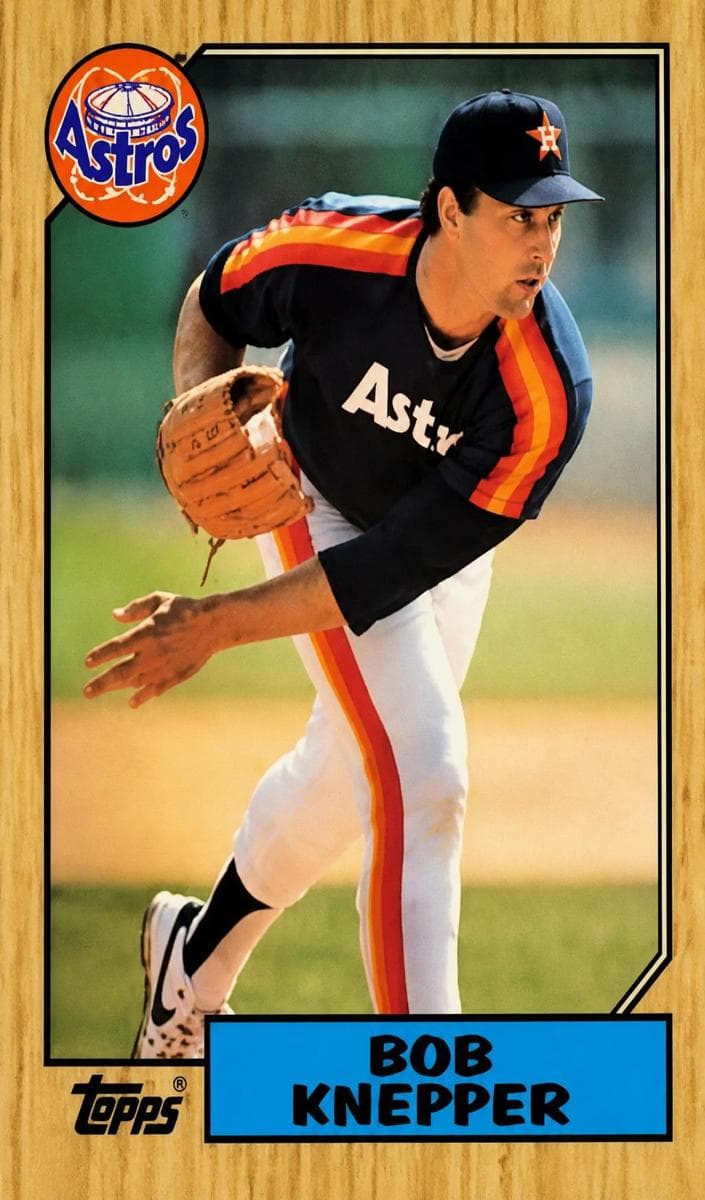 Bob Knepper 1987 topps Topps