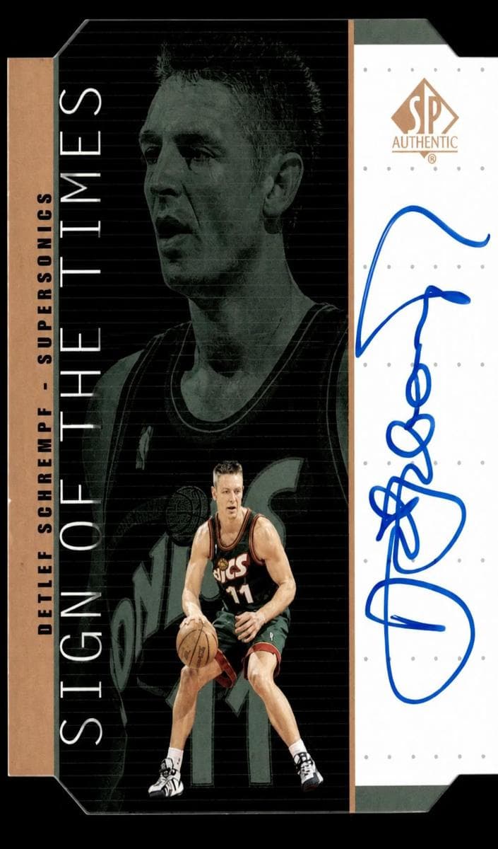 Detlef Schrempf 1998 unknown SP Authentic