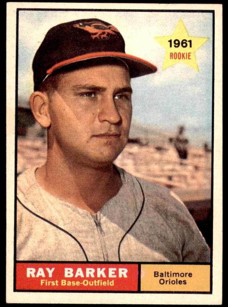 Ray Barker 1961 topps Topps