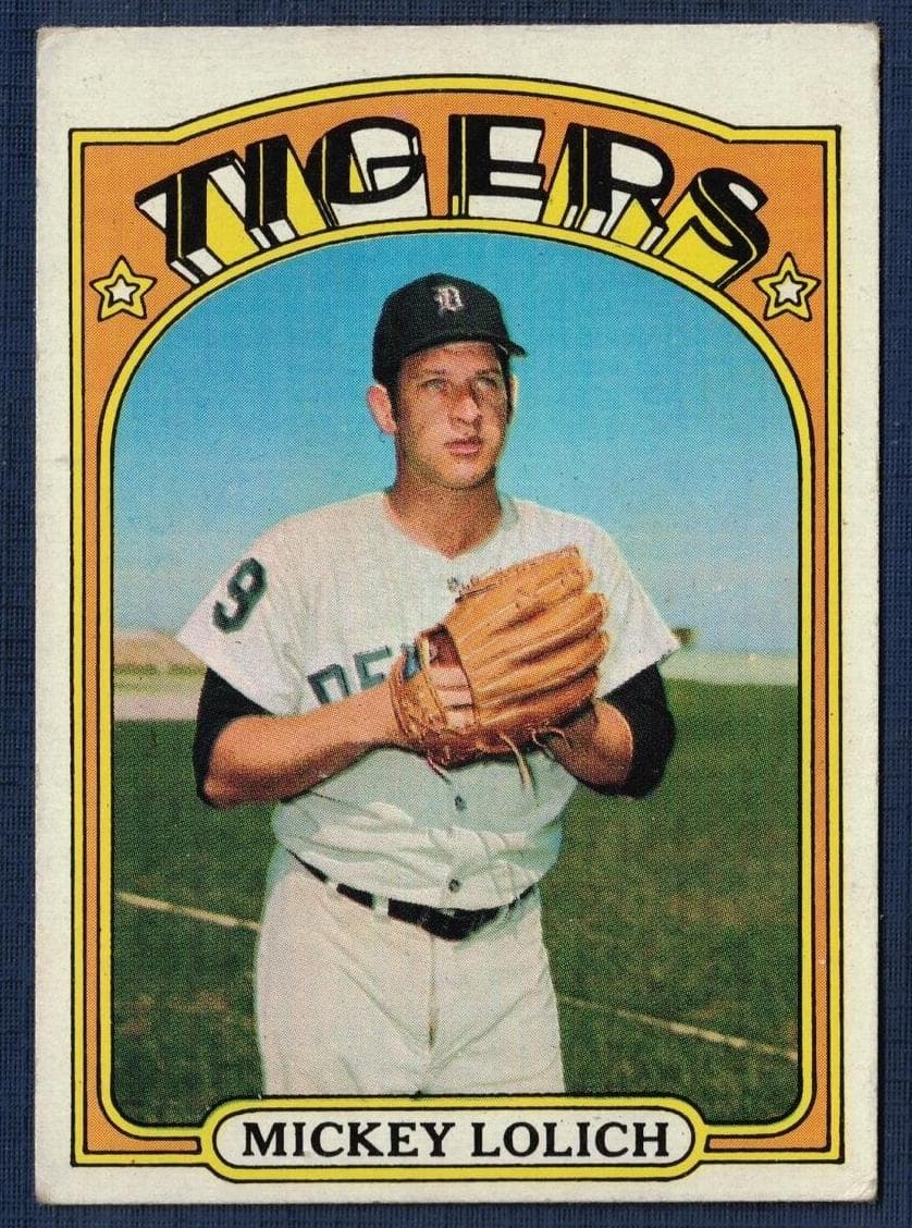 Mickey Lolich 1972 topps Topps