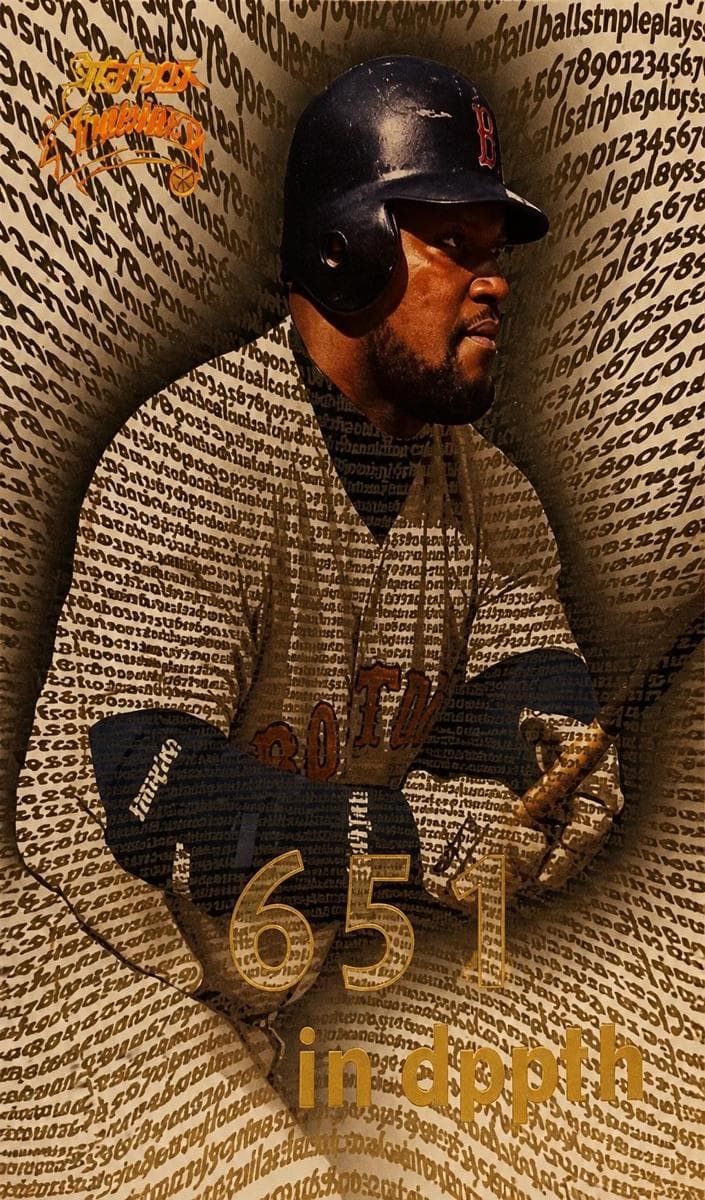 Mo Vaughn 1999 skybox Thunder