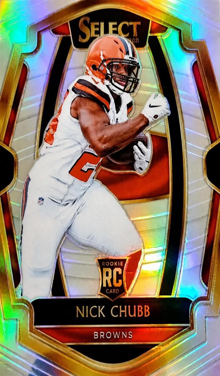 Nick Chubb trading card