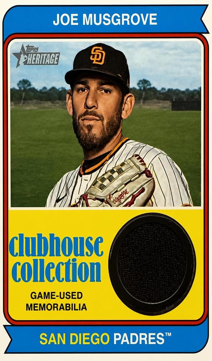 Joe Musgrove trading card