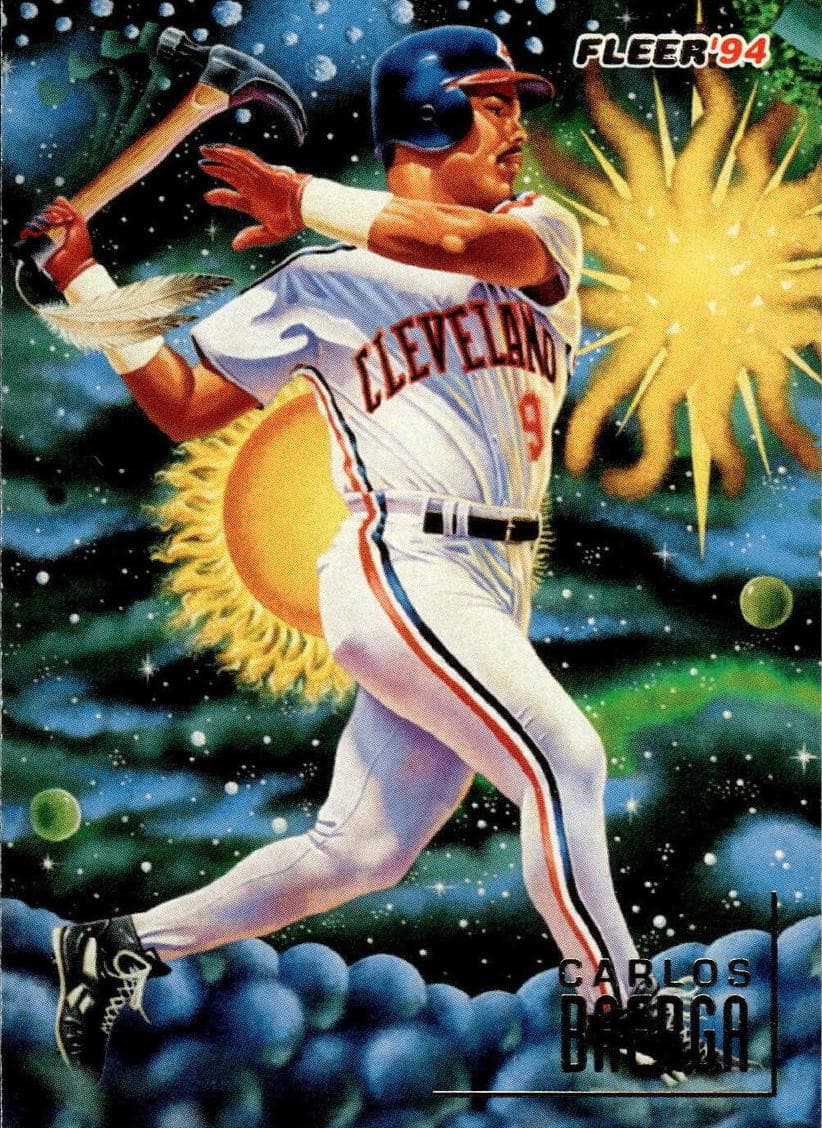 Carlos Baerga 1994 fleer Fleer