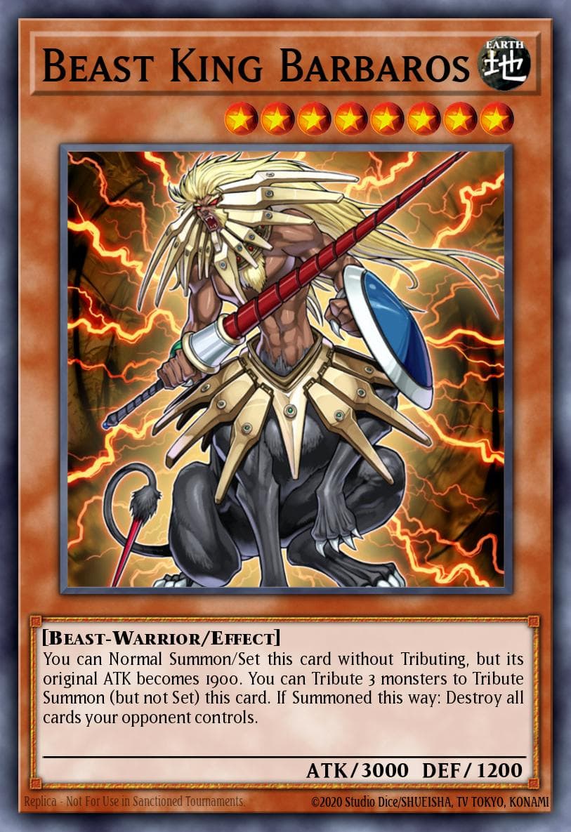 Beast King Barbaros 2018 Yu-Gi-Oh!