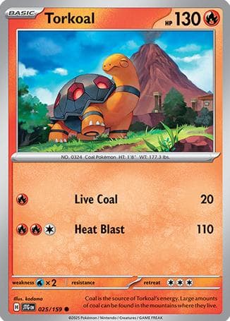 Torkoal trading card