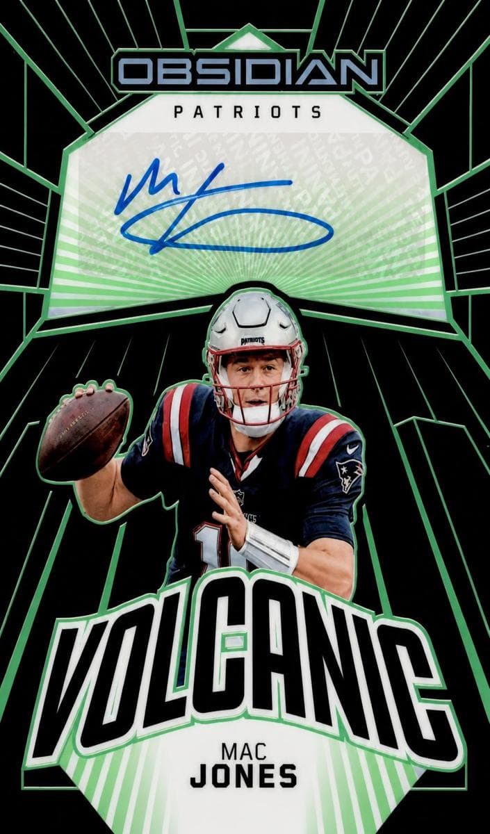 Mac Jones 2023 panini Obsidian