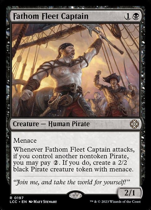 Fathom Fleet Captain 2017 Magic: The Gathering Ixalan