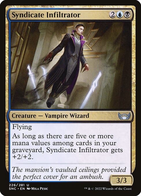 Syndicate Infiltrator 2022 Magic: The Gathering Streets of New Capenna