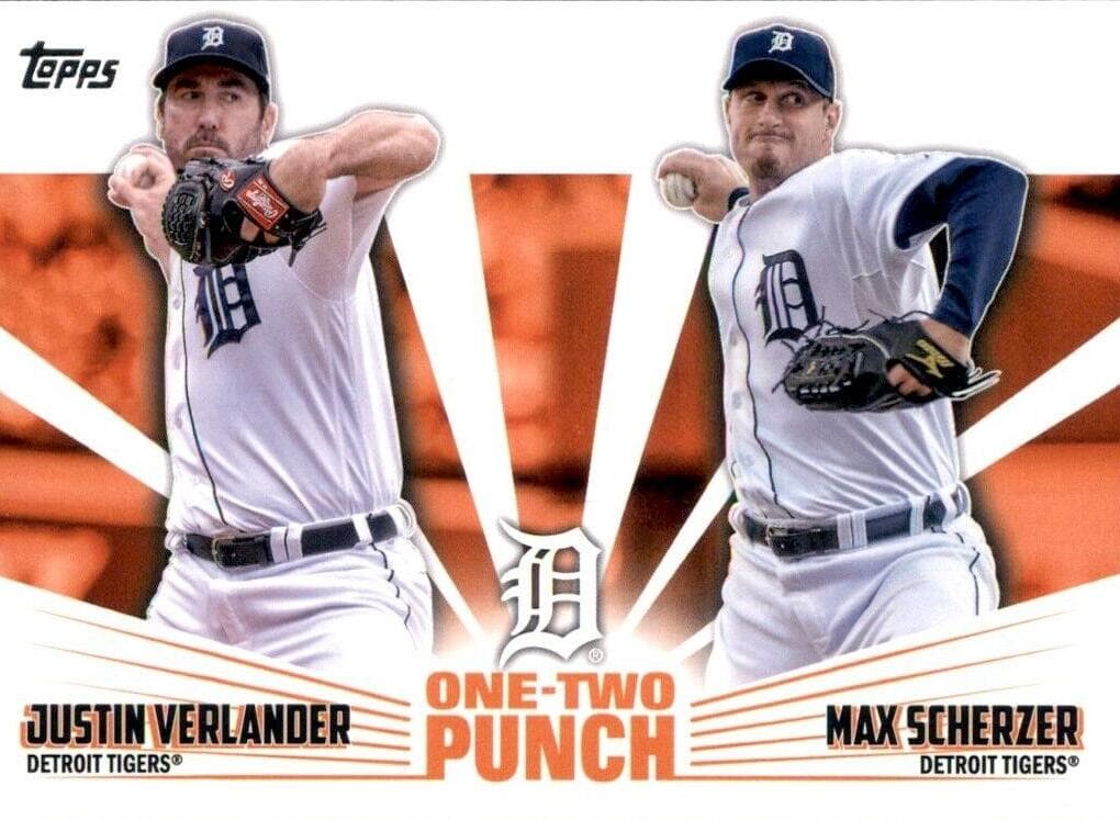 Justin Verlander / Max Scherzer trading card
