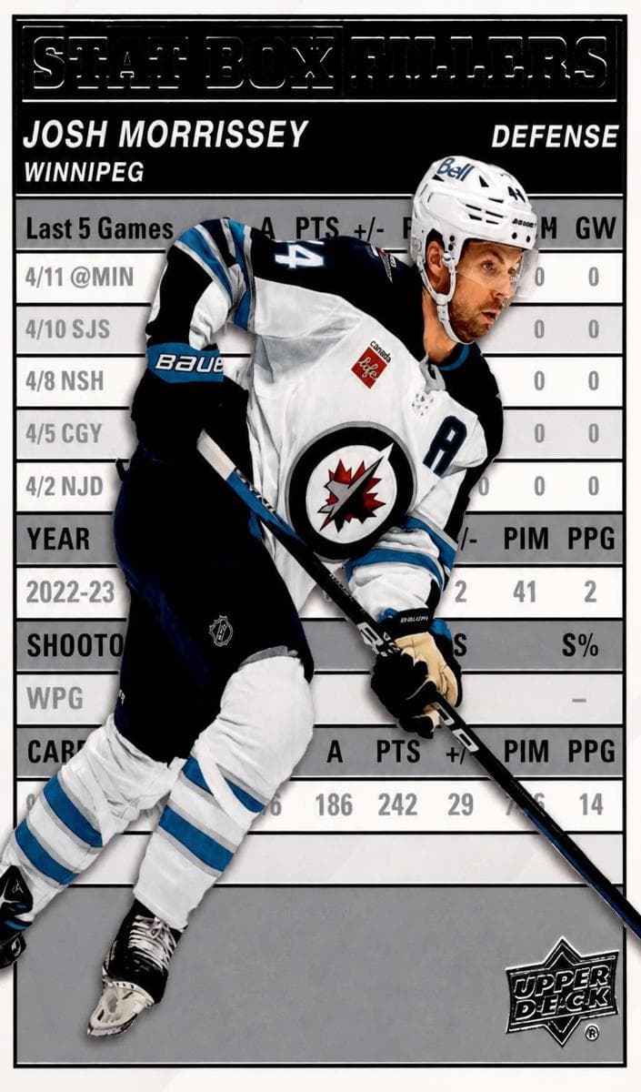 Josh Morrissey 2023 upper-deck Upper Deck