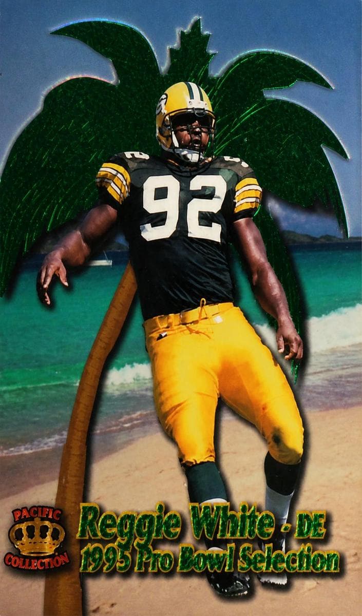 Reggie White 1995 unknown Pacific Crown Royale Pro Bowl Die Cuts
