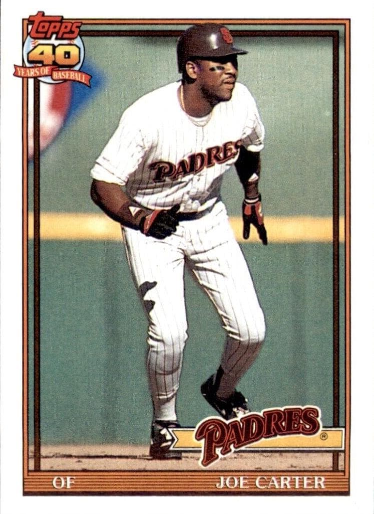 Joe Carter 1991 topps Topps