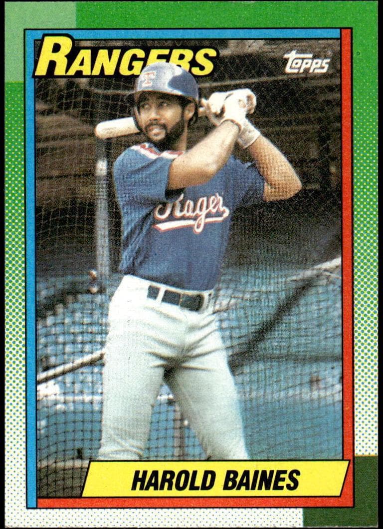 Harold Baines 1990 topps O-Pee-Chee