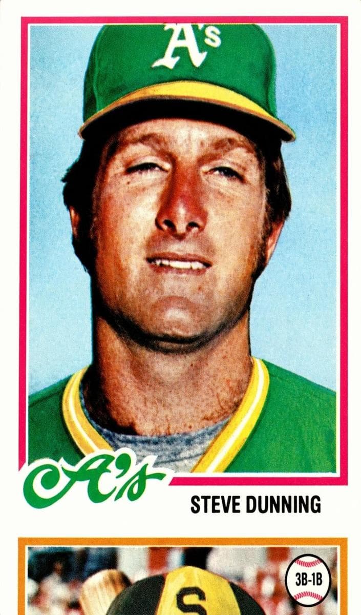 Steve Dunning 1978 topps Topps