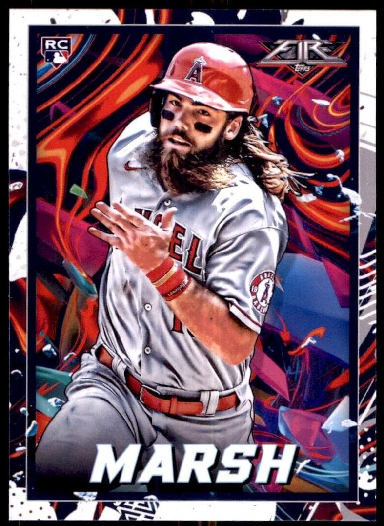 Brandon Marsh 2022 topps Topps Fire