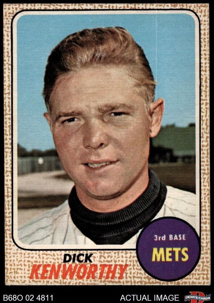 Dick Kenworthy 1968 topps O-Pee-Chee