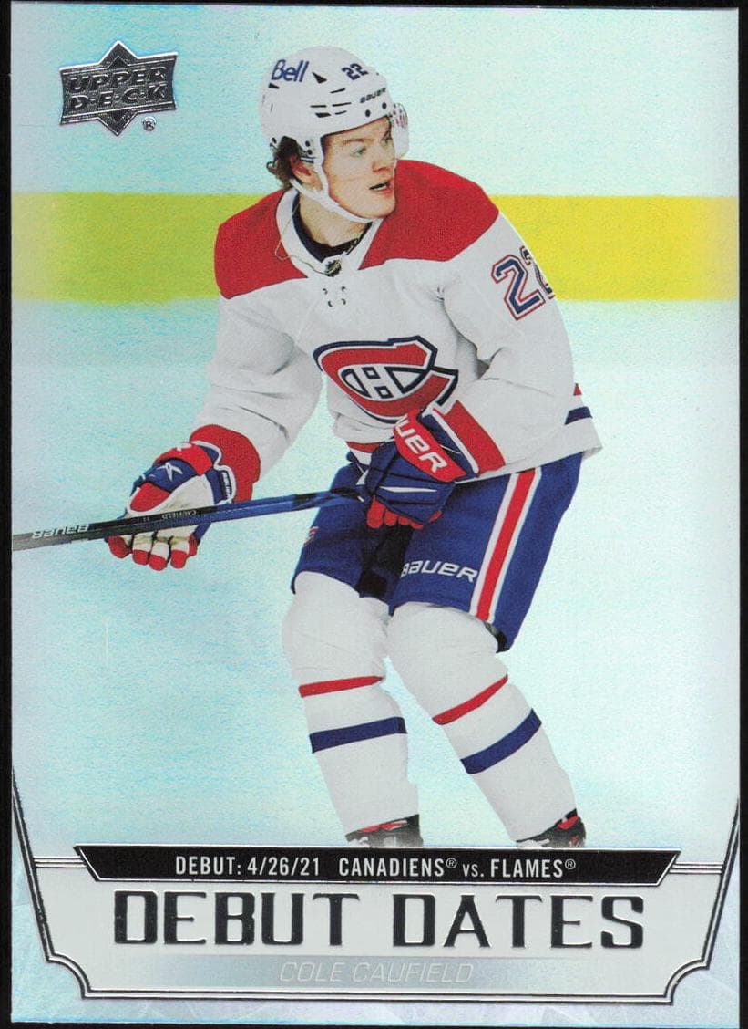Cole Caufield 2022 upper-deck Upper Deck