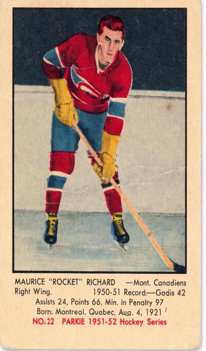 Maurice "Rocket" Richard 1951 unknown