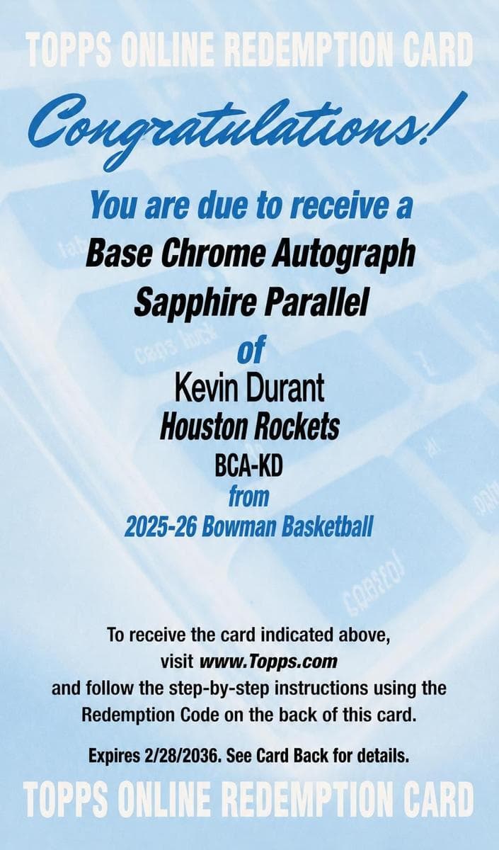 Kevin Durant #BCA-KD