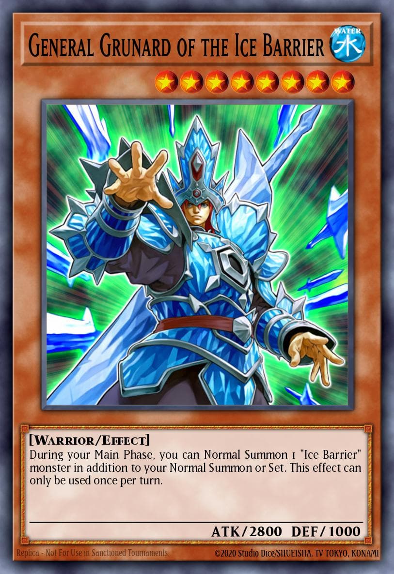 General Grunard of the Ice Barrier #SDFC-EN018