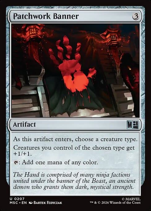 Patchwork Banner 2024 Magic: The Gathering Bloomburrow