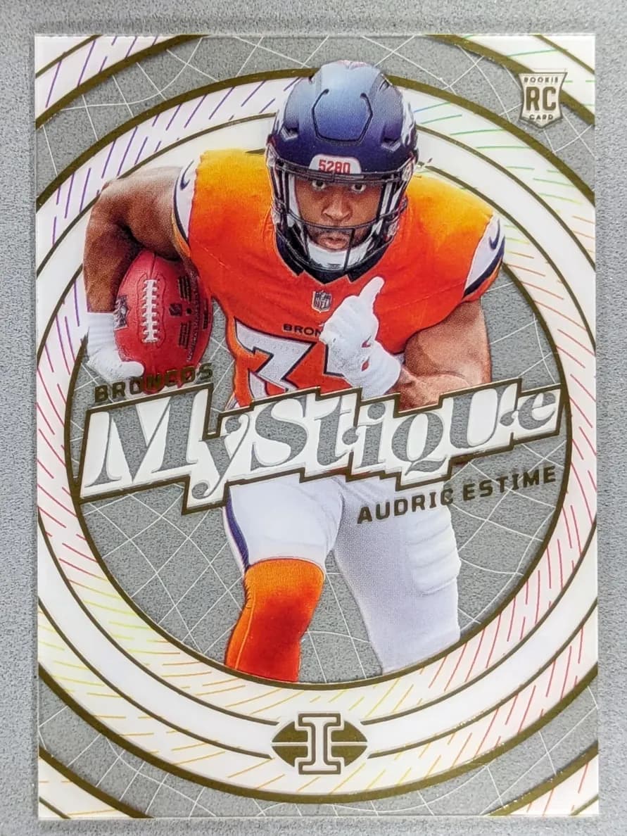 Audric Estime trading card