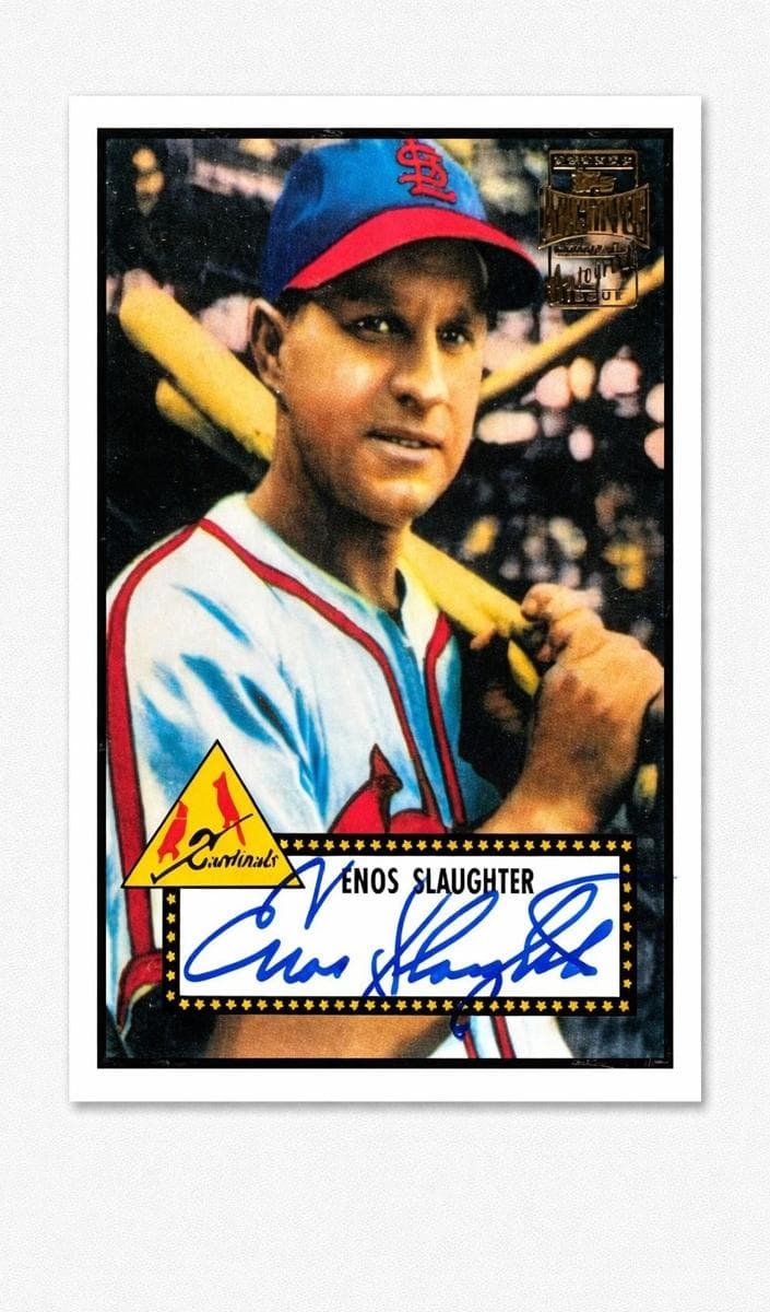 Enos Slaughter 2001 topps
