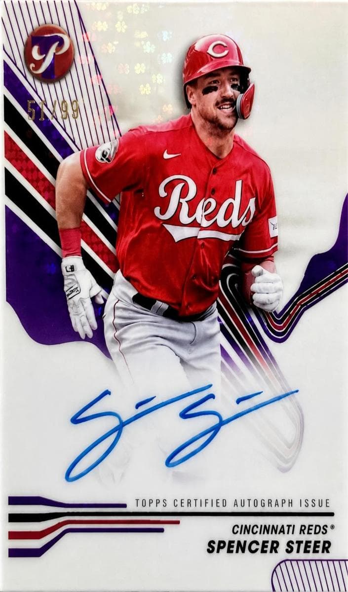 Spencer Steer 2024 topps Topps Pristine