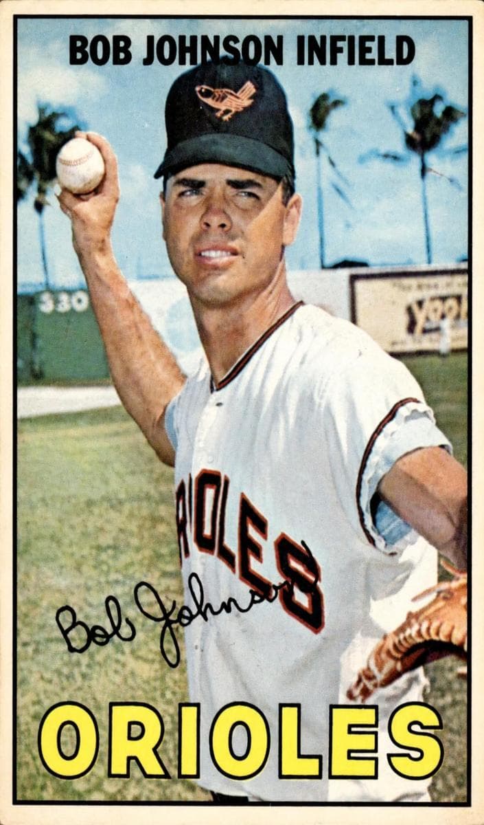 Bob Johnson 1967 topps O-Pee-Chee