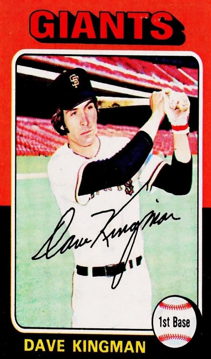 Dave Kingman 1975 topps Topps
