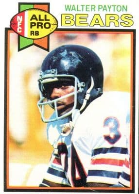 Walter Payton 1979 topps