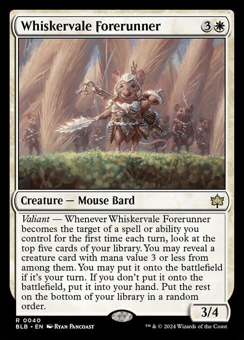 Whiskervale Forerunner #301