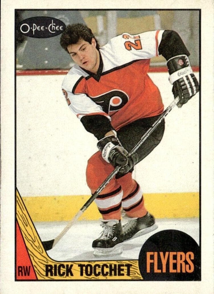 Rick Tocchet 1987 topps O-Pee-Chee