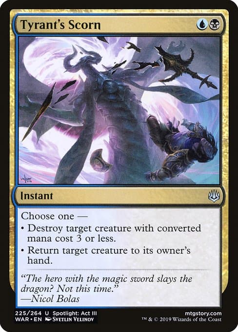 Tyrant's Scorn 2024 Magic: The Gathering Outlaws of Thunder Junction Breaking News