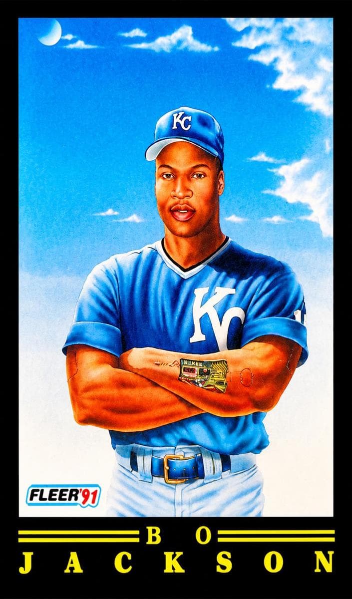Bo Jackson 1991 fleer Fleer