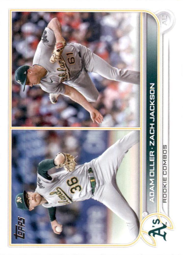 Adam Oller / Zach Jackson 2022 topps