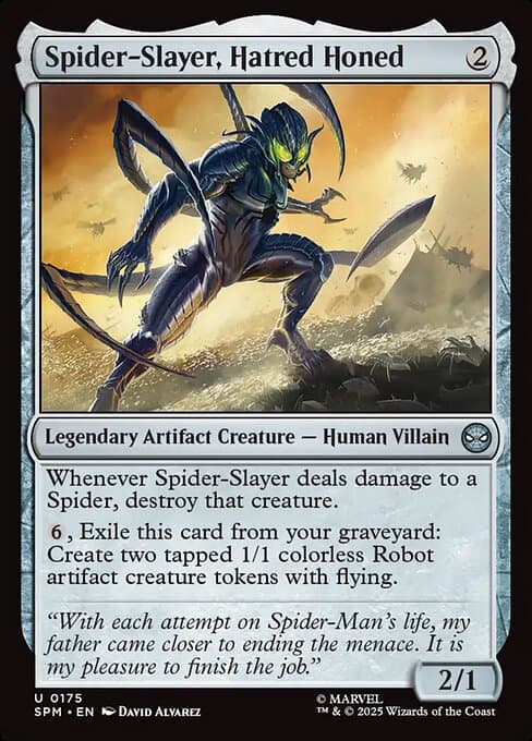 Spider-Slayer, Hatred Honed #175
