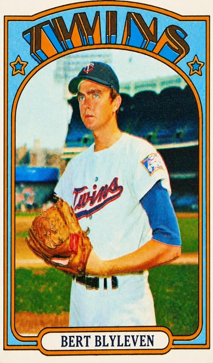 Bert Blyleven 1972 topps O-Pee-Chee