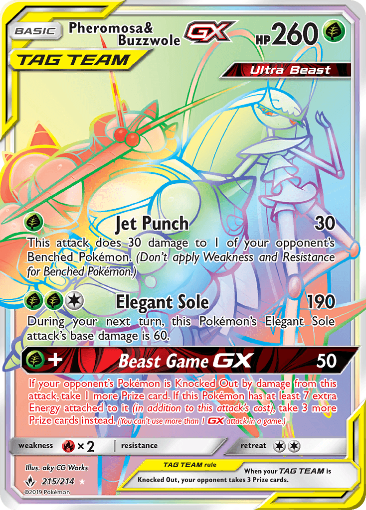 Pheromosa & Buzzwole GX #215