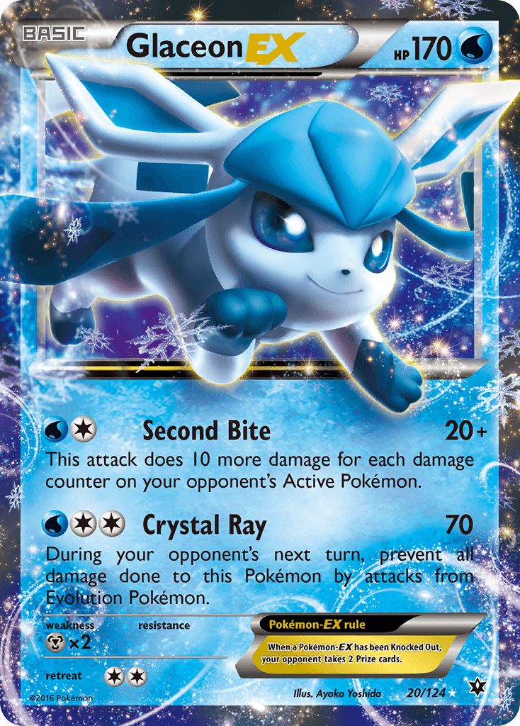 Glaceon EX 2016 Pokemon
