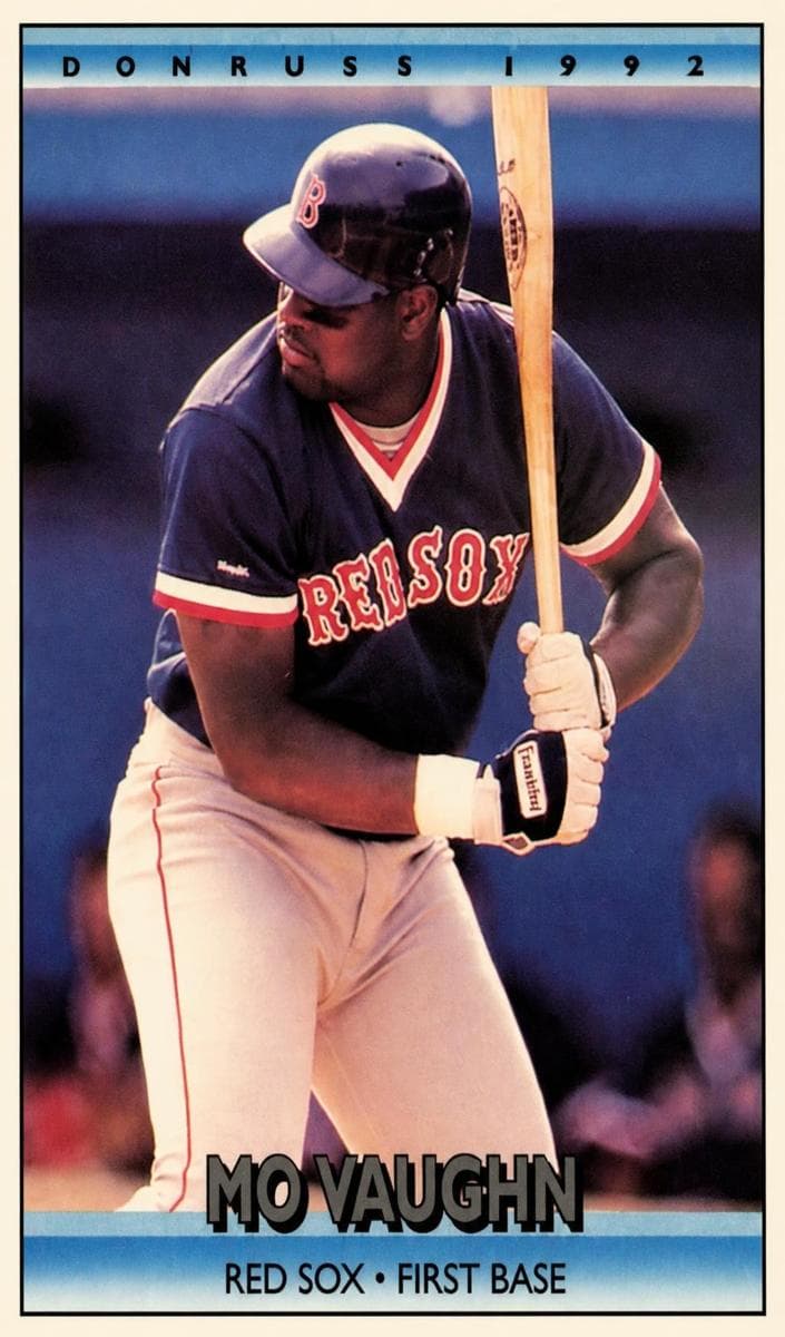 Mo Vaughn 1992 panini Donruss