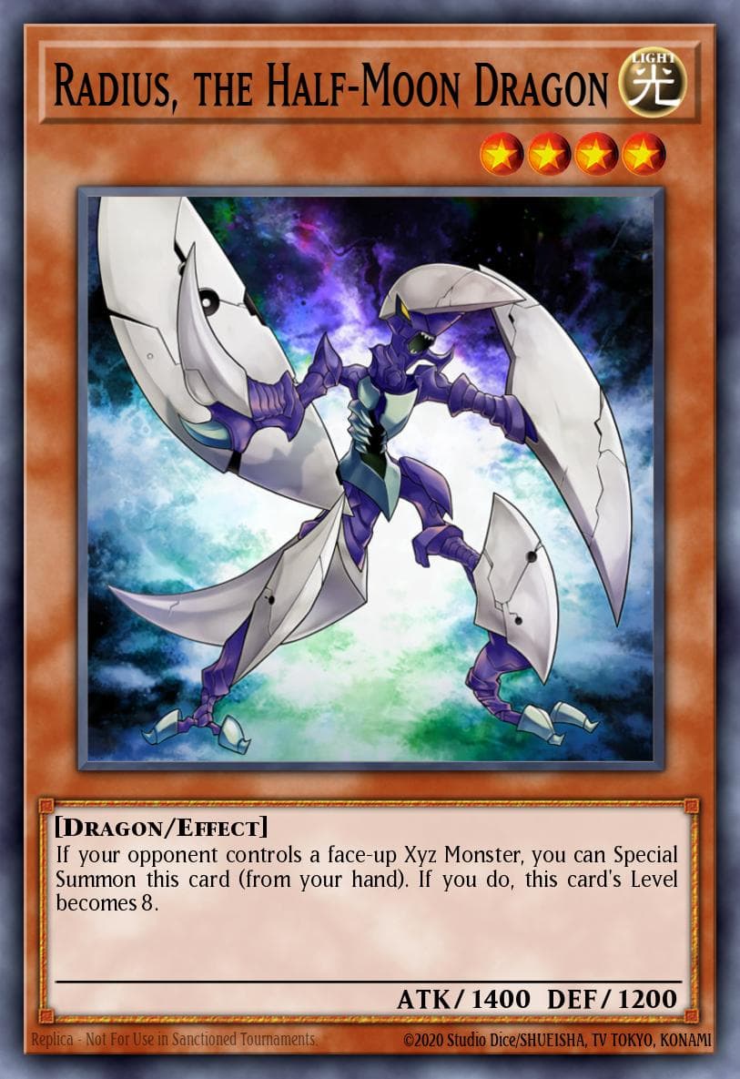 Radius, the Half-Moon Dragon 2013 Yu-Gi-Oh! Lord of the Tachyon Galaxy