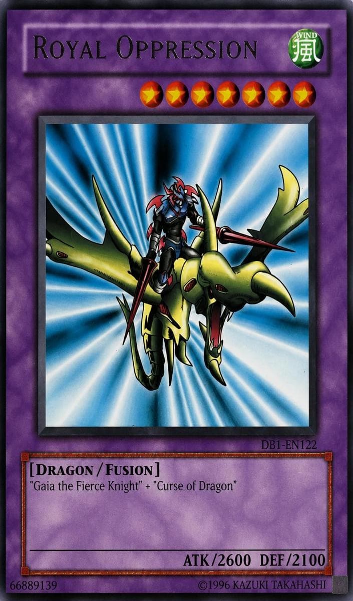 Royal Oppression 2004 Yu-Gi-Oh! Dark Beginning 1 Misprint
