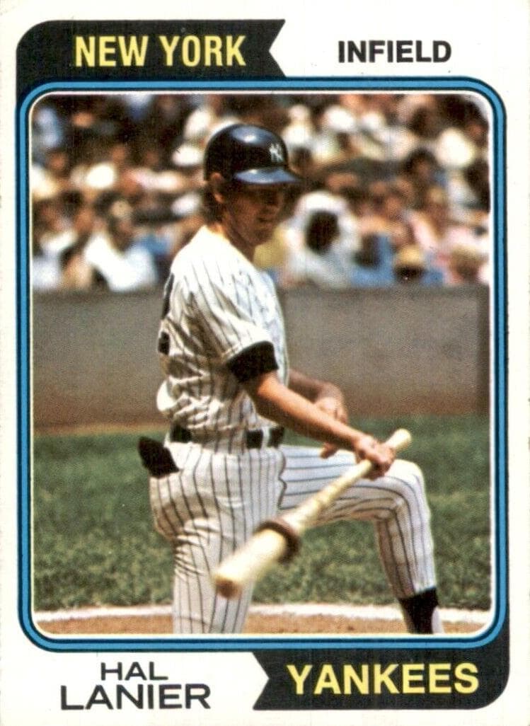 Hal Lanier 1974 topps Topps