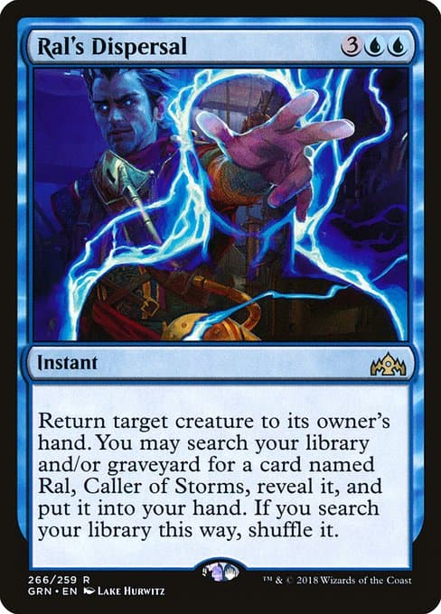 Ral's Dispersal 2018 Magic: The Gathering Guilds of Ravnica Foil